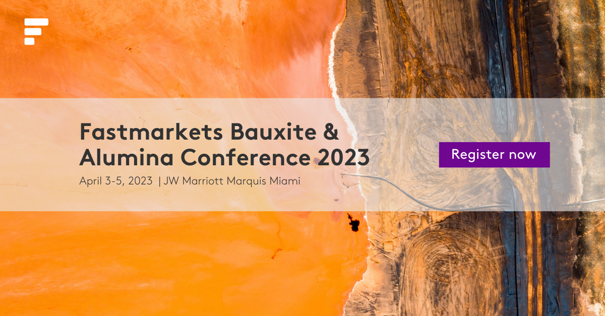 27th Fastmarkets<br>Bauxite & Alumina Conference 2023